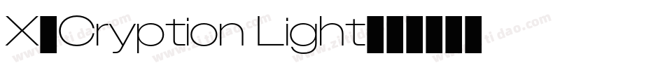 X-Cryption Light字体转换